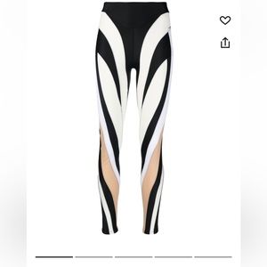 Mugler
Colour-block panelled leggings
